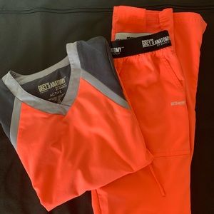 Grey’s Anatomy Active Pink Scrubs XS/XXS tall
